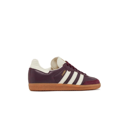 adidas Samba OG Maroon Gold Metallic Master Quality