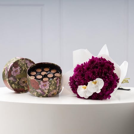 باقة البتلات الرقيقة مع مكس براند من هانوفيرين