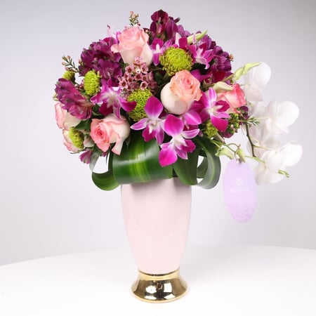 فازة ورد طبيعي