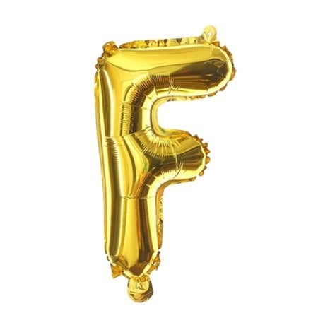 بالونات الحروف الذهبية