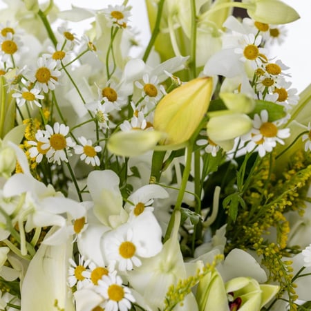 باقة ورد ابيض