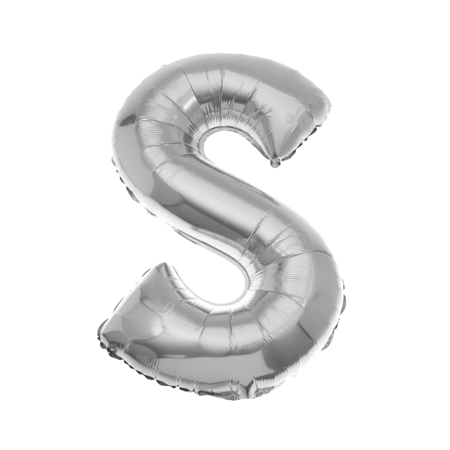بالونات الحروف الفضية