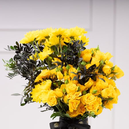 فازة ورد دائريه