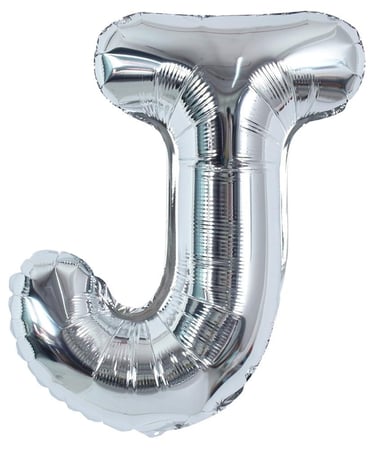 بالونات الحروف الفضية