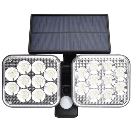 كشاف جداري بالطاقة الشمسية 120 LED بحساس حركة
