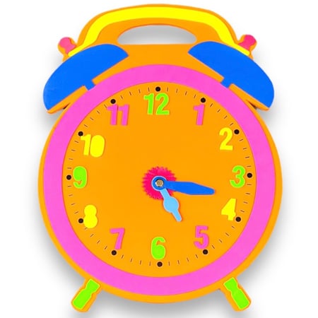 ساعة تعليمية اسفنج للاطفال  BOOKEY BQ-8221