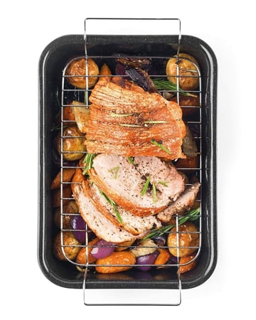 صينية فرن مع شبك تيفال 37 سم LM499-4