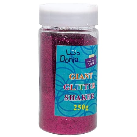 ترتر لماع لون وردي 250 غرام Donia