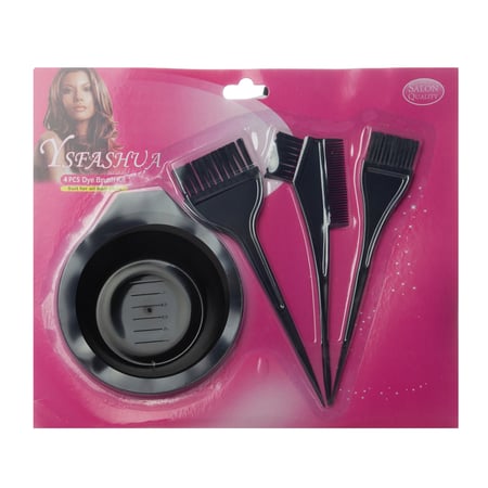 طقم فرش صبغ الشعر 4 قطع WW721