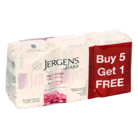 صابون جرجنز ناعم ينظف وينعش 125 غرام JERGENS