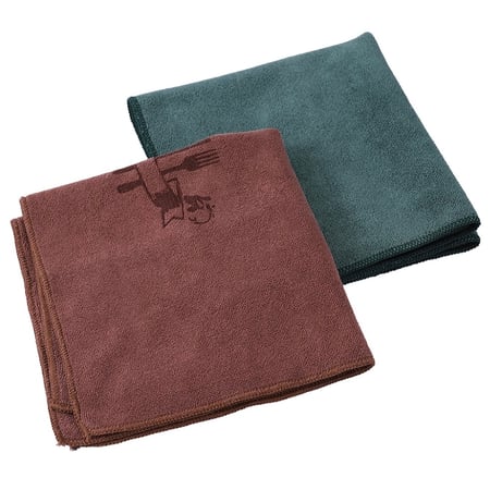 قماش تنظيف مايكروفايبر 30*30 سم قطعتين W14-0841