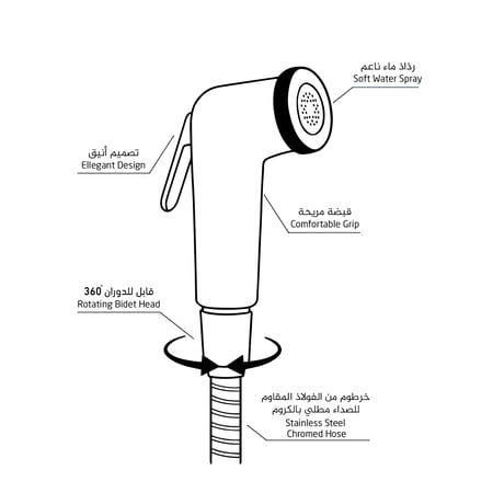 طقم شطاف ضغاط HYDRO X330 LX01
