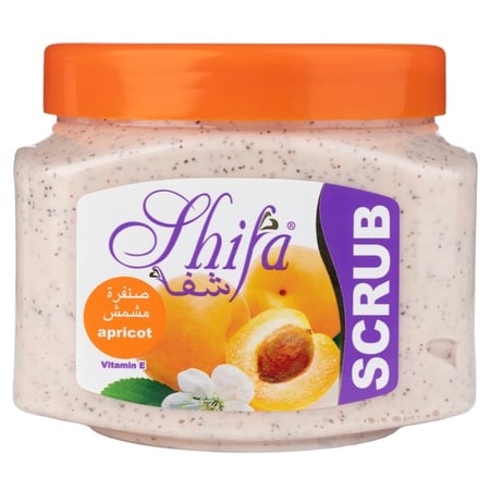 صنفرة الوجه والجسم بخلاصة المشمش 300 مل SHIFA