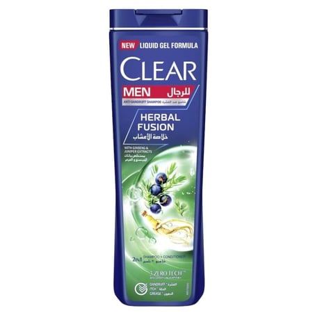 شامبو كلير ضد القشرة للرجال خلاصة الأعشاب 400 مل CLEAR
