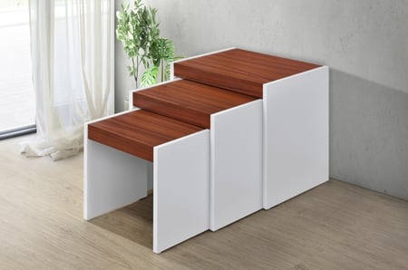 طقم طاولات جانبية 3 حبات ماليزي MLY-712