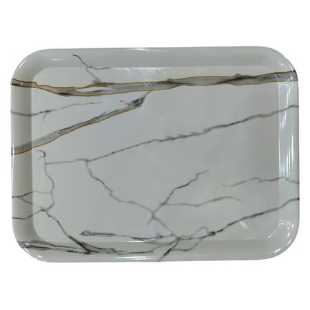 صينية تقديم ميلامين رخامي 43*32 سم 457266