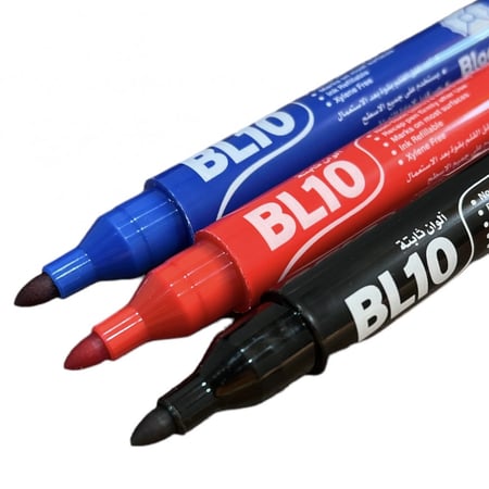 طقم قلم خطاط 10 حبات رأس دائري Bloomy BL-1000