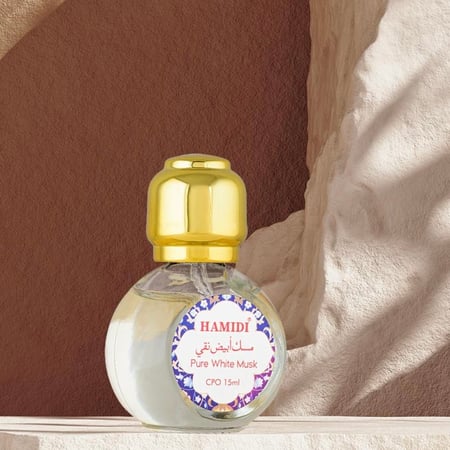 حميدي زيت عطري مسك أبيض نقي 15 مل