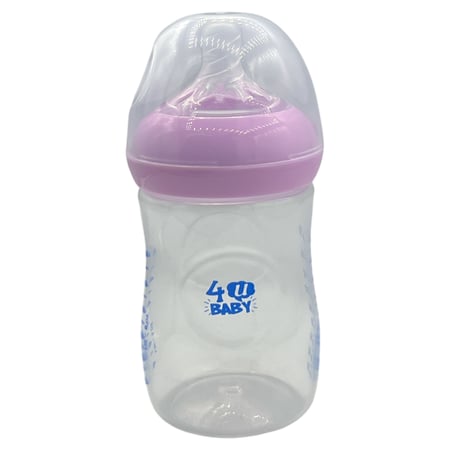 رضاعة فور يو بيبي بلاستيك 180 مل ناتشورال