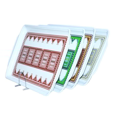 صينية تقديم ميلامين 60*44 سم ALSAHAH P377