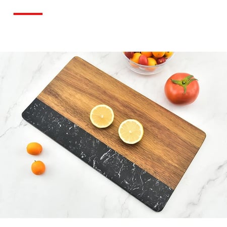 لوح تقديم رخامي خشبي 30*15 سم CC 43609