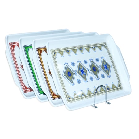 صينية تقديم ميلامين 55.5*39.5 سم ALSAHAH P401