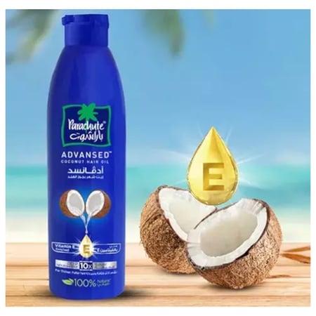 باراشوت زيت جوز الهند الغني بفيتامين E سعة 300 مل Parachute