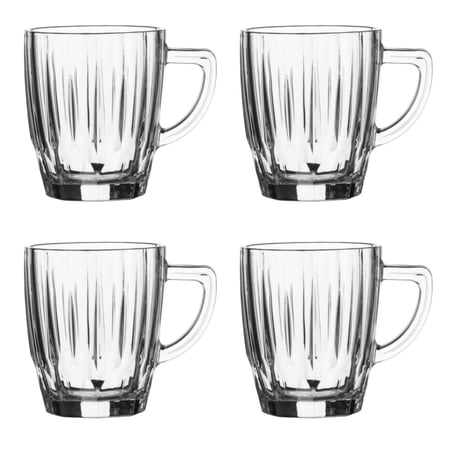 طقم اكواب زجاج 4 قطع 280 مل Mister Home MH/60136