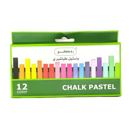 ألوان سوفت باستيل طباشيري 12 لون ROCO RQ-19372