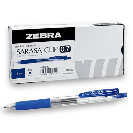 قلم حبر جل ضغاط 0.7 ملم ZEBRA SARASA CLIP JJB15-P