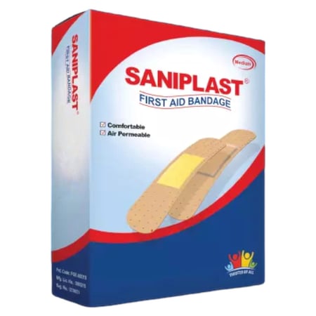 لصقة جروح وسط 50 حبة SANIPLAST FGE-00107