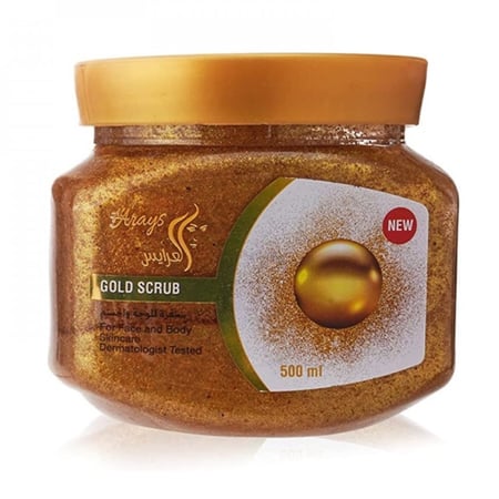 سنفرة للوجه والجسم بالذهب 500 مل العرايس