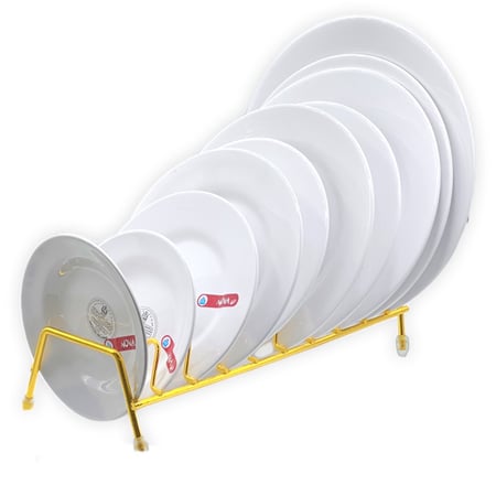 حامل صحون ستانلس ستيل 10 اطباق HE6257