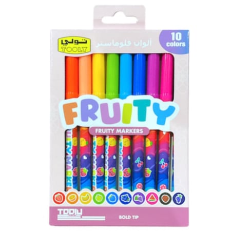 ألوان فلوماستر 10 ألوان TOOLY AT74695