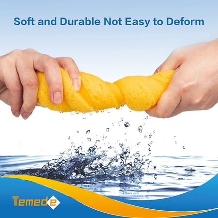 اسفنجة تنظيف لون برتقالي وسط V.2