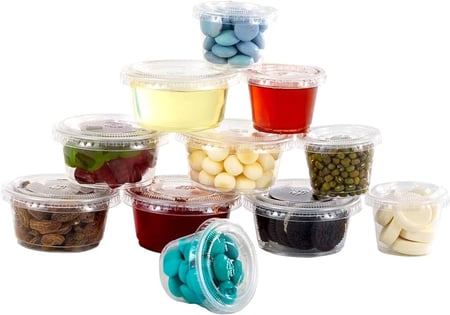 علب بلاستيك 12 اونصة 12 حبة BADRA B-00982
