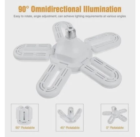 اضاءة LED قابل للطي 60 واط GEEPAS GESL55095