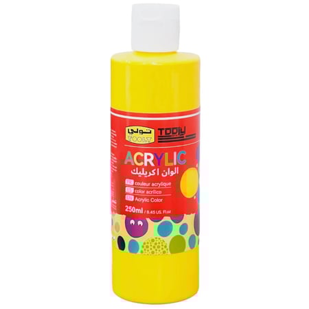 الوان اكريليك اصفر 250 مل TOOLY CJ9250
