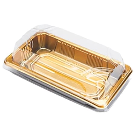 علب بلاستيك ذهبية بغطاء شفاف 7 حبات 9*22 سم FAMILY GOLD FFG-628