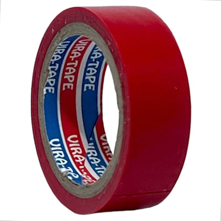 تيب كهرباء احمر 19 ملم * 5 ياردة Vira