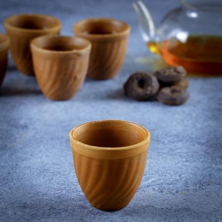 طقم اكواب فخار 6 قطع 80 مل - Olsenmark OMCP6021