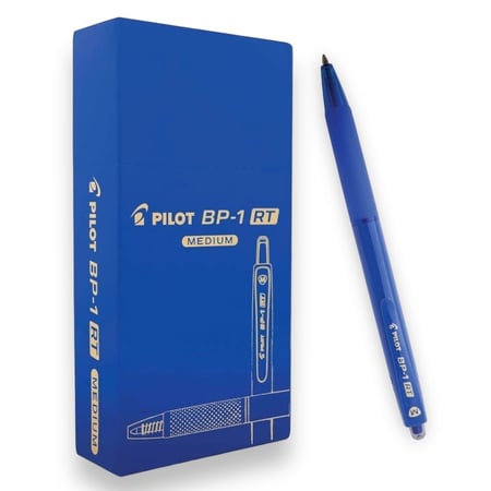 قلم حبر جاف ضغاط ازرق 1 ملم PILOT BP-1RT-M-L