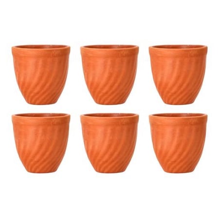 طقم اكواب فخار 6 قطع 80 مل - Olsenmark OMCP6021