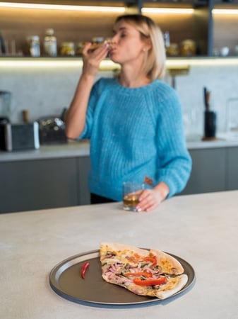 صحن بيتزا يستخدم بالفرن 40.5*2.5 سم CC CB00960