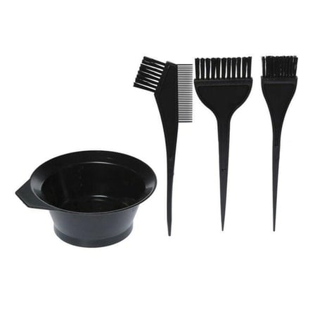 طقم فرش صبغ الشعر 4 قطع WW721