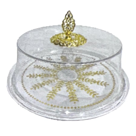 صحن تقديم كيك اكريليك YIIN LM325-16