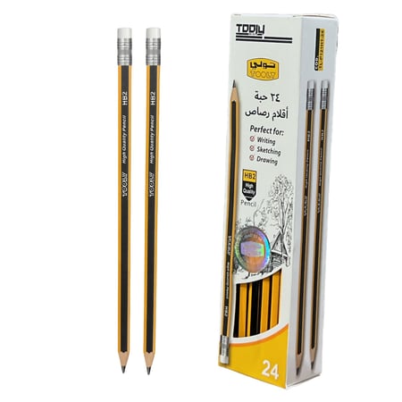 قلم رصاص 24 حبة TOOLY TL-P121H1-24 HB2