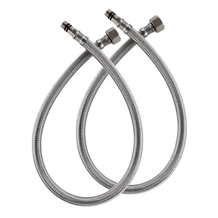 طقم هوز خلاط ستيل 80 سم 2 حبة