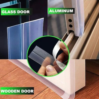 شريط لاصق عازل للغبار والماء والضوضاء للأبواب والنوافذ 1 متر HP1386