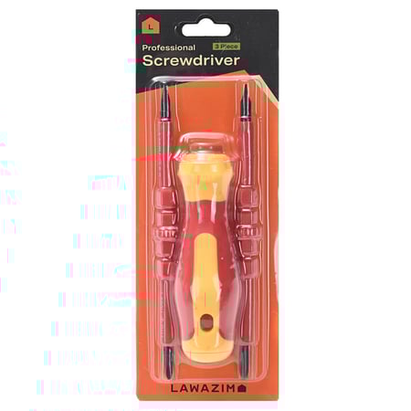 مفك وجهين مع رأسين LAWAZIM K11390